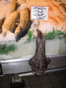 Some monkfish at Pike Place Market