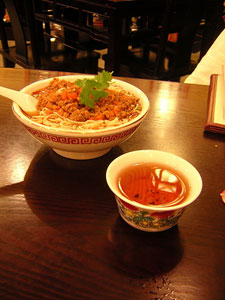 Spicy Pork Noodles Pu Erh