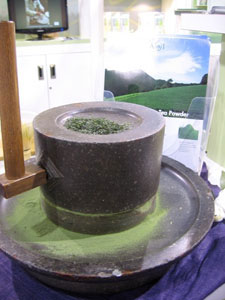 A 400 year old matcha grinding stone