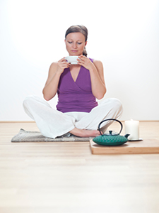 Enhance your tea drinking with a simple yoga practice.