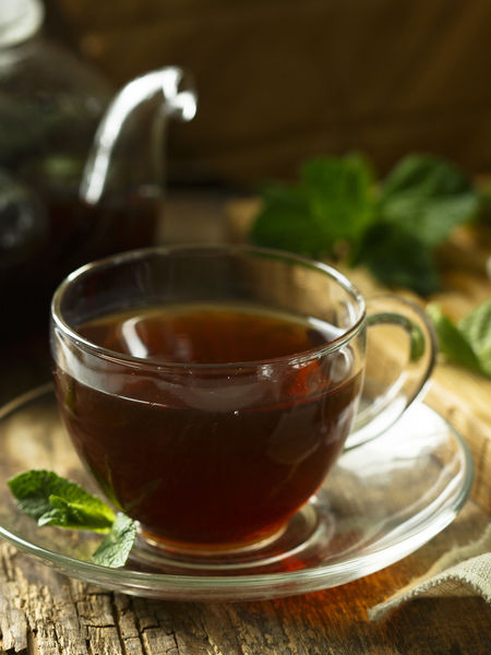 Dark and Delicious Mint Tea