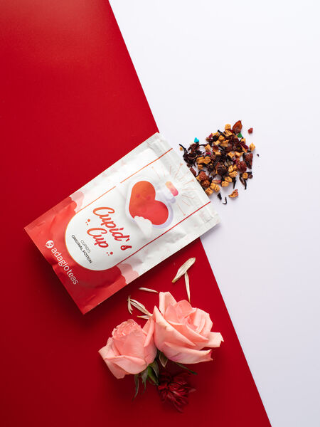 Cupid's Cup: Tangy, sweet and creamy, one sip of this herbal blend and you might think you've accidentally mixed up your tea with a love potion.