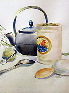 Spring Teapot