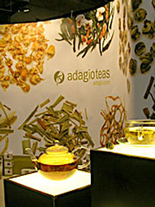 Adagio Teas' booth