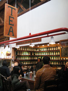 Inside Granville Island Tea Co.