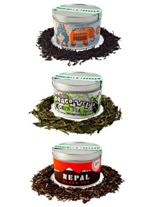 Ceylon, Dragonwell and Nepal Teas