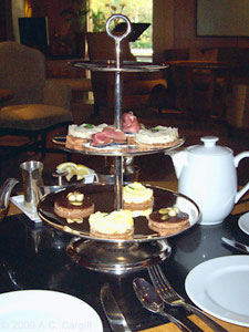 Tiered tea-time treats