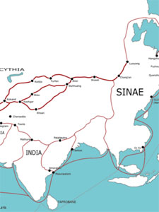 Ancient tea trade routes