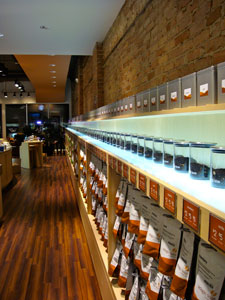 Loose tea merchandising