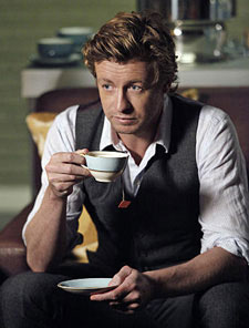 Patrick Jane (Simon Baker) enjoying a cup