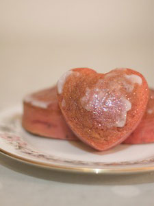 Beautiful Rose Tea Cakes