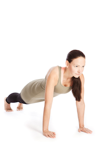 Get long and lean in a steady Plank Pose.