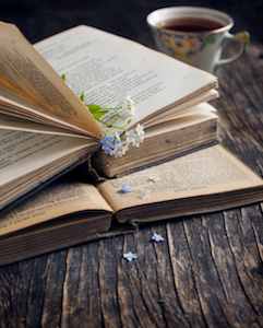 Books and tea are a natural pair.