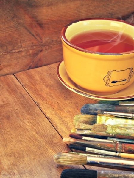 Tea and Brushes