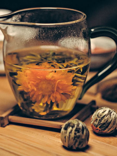 Blooming Tea Helps the Creative Process