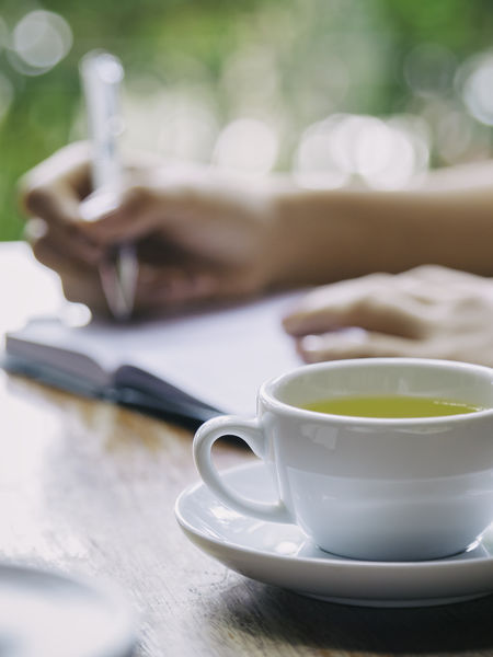 Tea is the perfect accompaniment to a writing session