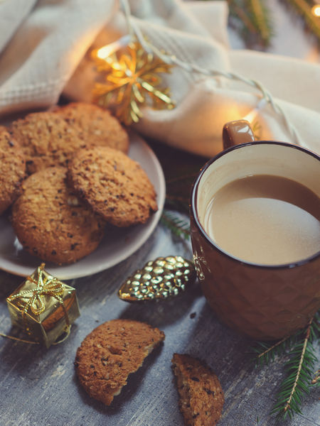 Modern tea time together is for friendship and relaxation.