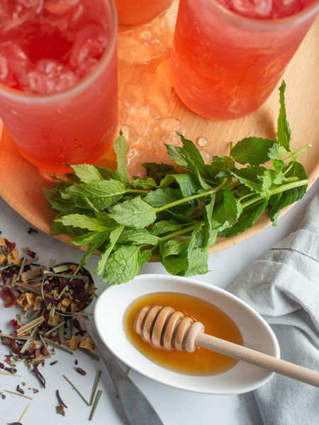 The best natural substitute for sugar in iced tea is honey.