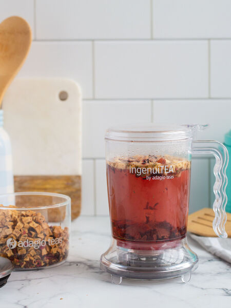 The most convenient teapot you will find anywhere - we guarantee it. When the tea is ready, simply place it atop your cup. This will cause a valve at the bottom to release: crystal-clear tea flows down, while the mesh filter retains all the leaves with one of the best infusers on the market. Super easy to clean and dishwasher safe. You will wonder how you got along without one. 