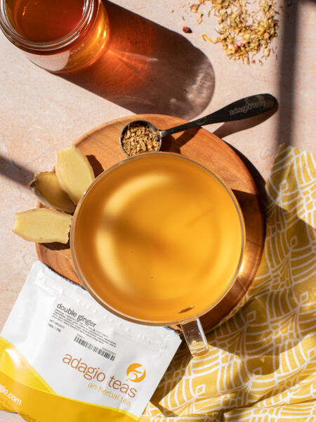 If you're looking for an easy going blend that will gently lull you to sleep, you're looking in the wrong place! Our Double Ginger packs a supercharged punch that is sure to satisfy any ginger lover with its in-your-face flavor. Don't let its caffeine-free facade fool you, this tisane is not for the faint of heart.