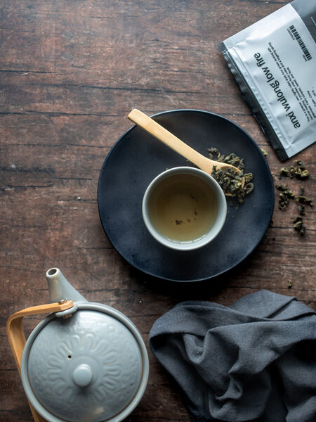 Anxi Wulong Low Fire is a Chinese oolong that is tightly rolled and minimally roasted, this oolong is similar to a green tea.