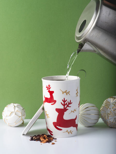 Get your Toddy's to the right temperature with the UtiliTEA on Adagio, and enjoy it in your Reindeer Double-Wall Mug. Keeps your drink hot and your hands safe from the heat!