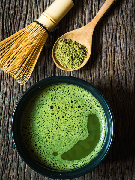 While Omotesenke do not whisk the Matcha anywhere near as much, they still have foam in their matcha but the aim is to have about 50% foam and 50% not foam, producing windows into the tea and creating what looks like a pond or a lake, hence the name pond style whisking.