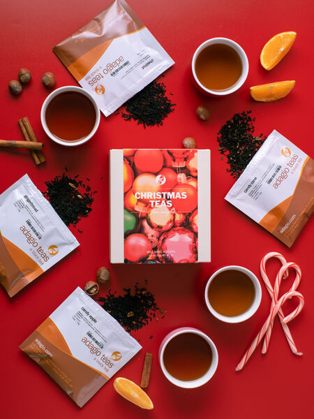 Enjoy the flavors of the season during the holidays or year-round with this sample set of loose teas. This set contains four sample sizes of loose tea. This set includes: candy apple - A taste reminiscent of the carnival favorite with sweet caramel and fresh apple notes.