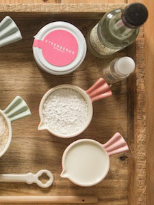 Rose Tea Cake by an English Rose Gathering ingredients