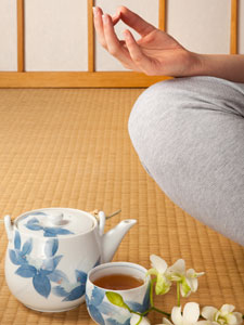 The AnTEAdote to Stress Tea and meditation are a great pair