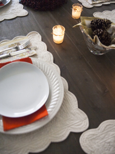 This Year, Let's Be Thankful for Tea! A festive table setting sets the mood.