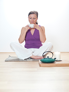 The Perfect Combination: Tea and Yoga, part 1 Enhance your tea drinking with a simple yoga practice.