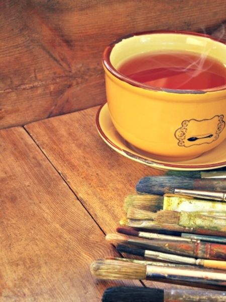 CreativiTEA: Tea Paintings for You and Your Family Tea and Brushes