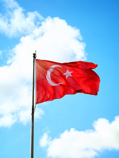 Turkish Tea Flag of Turkey