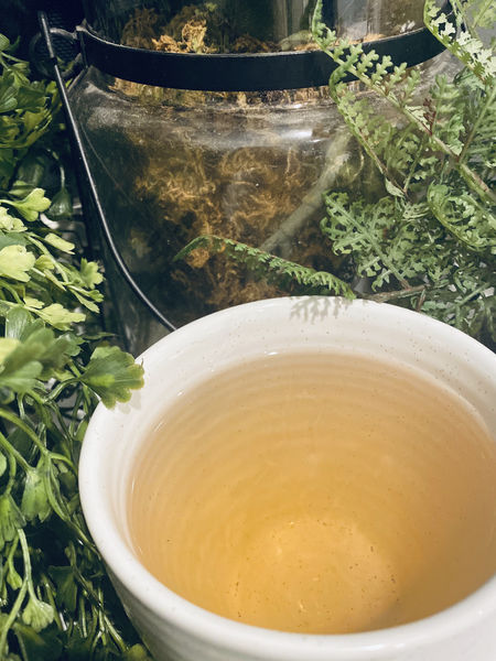 The Power of Tea I stop on jasmine green tea. This is the one I want this morning.