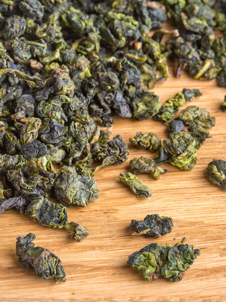 oolong tea from the Fujian province in China. It is one of China's most beloved oolongs and is extremely time-consuming to produce (well over a dozen distinct steps in the processing are observed).